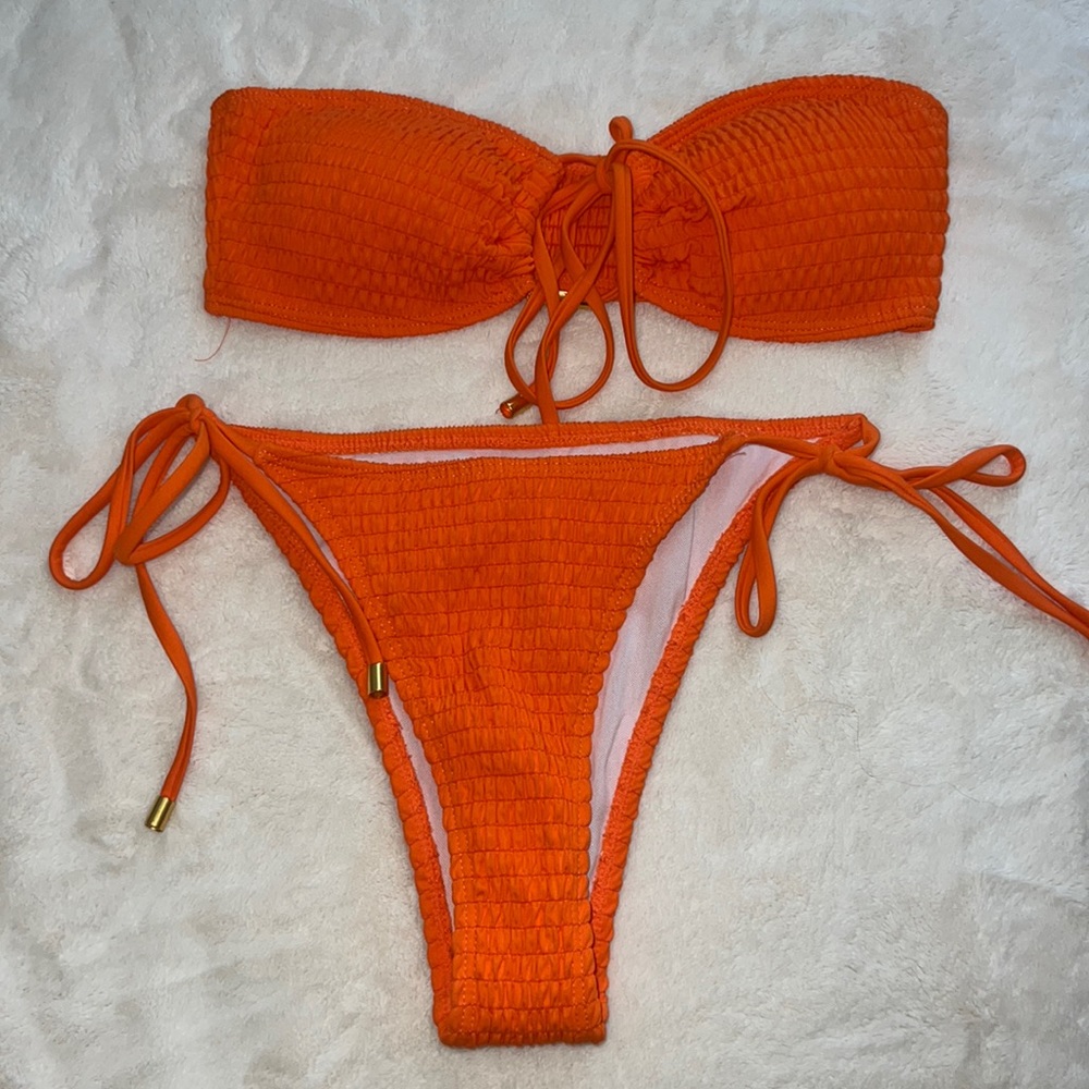 orange bikini